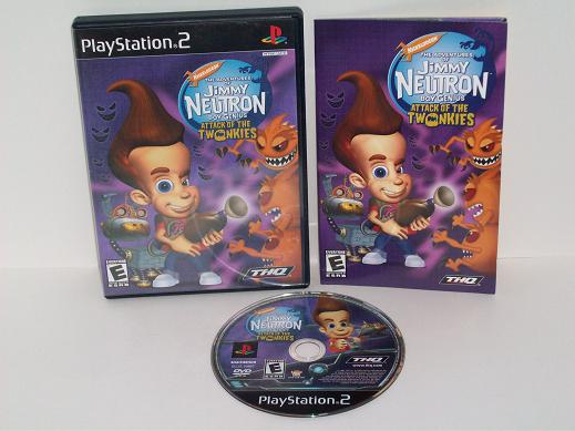 Jimmy Neutron Boy Genius Attack of the Twonkies - PS2 Game